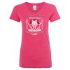 Women’s Glitter V-Neck T-Shirt Thumbnail